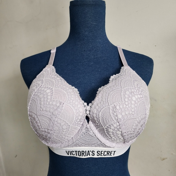 VS Victoria's Secret T Shirt Push up Full Coverage Bra Lavender - Picture 1 of 7